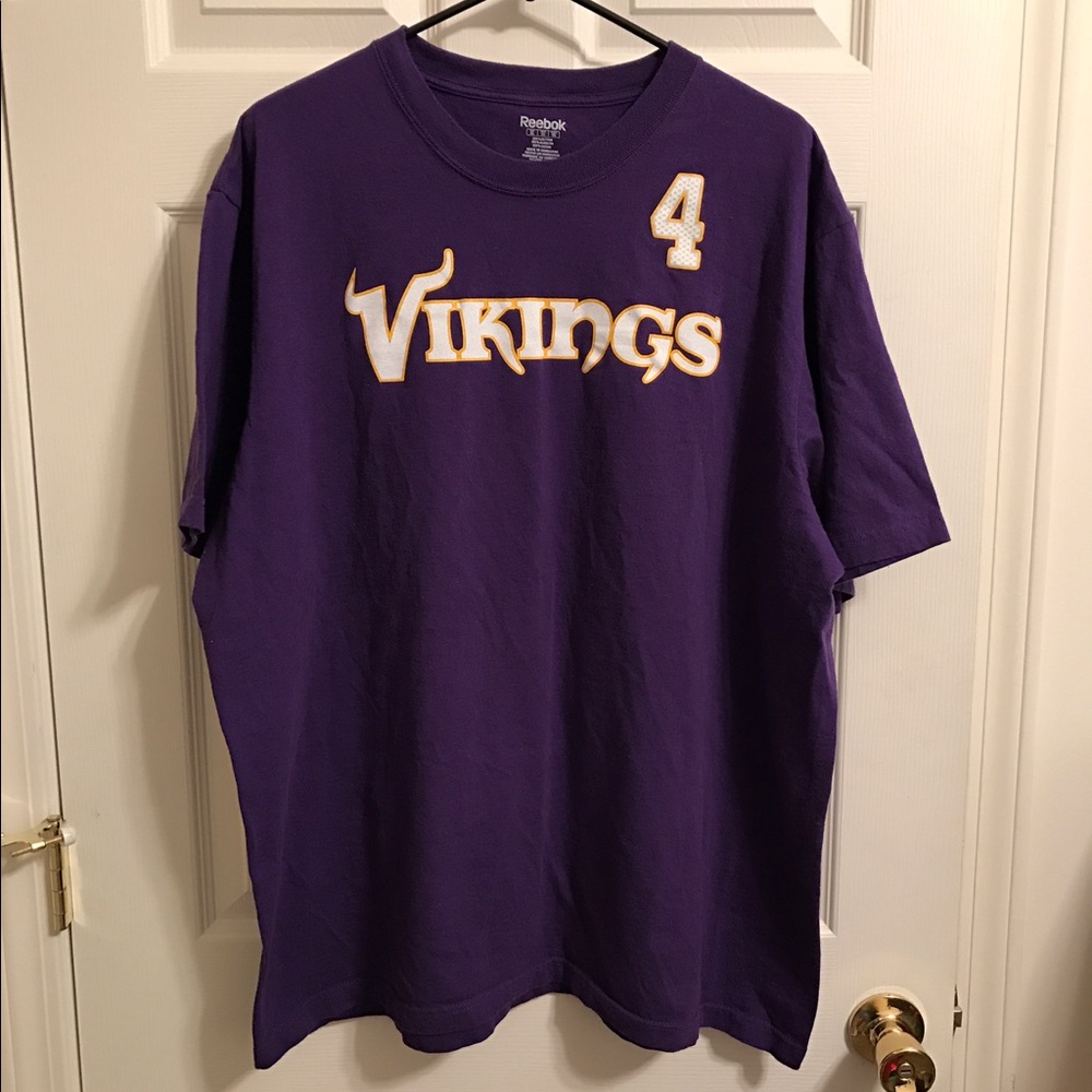 Reebok Brett Favre Minnesota Vikings Jersey Men’s 2XL NFL Purple EUC